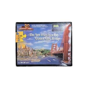 NEW - 3D PUZZLE - Golden Gate Bridge - 530 Pieces
